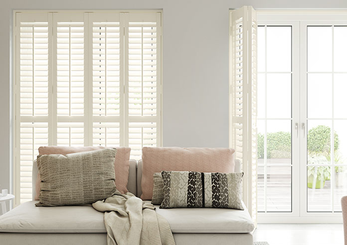 Bromley, Dairy Cream - Full Height Plantation Shutter - Image 3